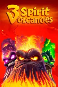 three spirit volcanoes slot logo